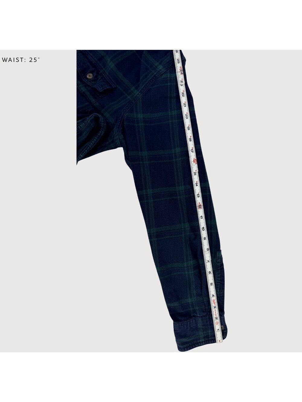 Marine Layer Plaid Flannel Button Front Shirt Large - Picture 8 of 9